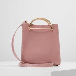 Topshop Lizzie Half Circle Handle Tote Bag